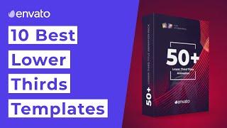 10 Best Lower Thirds Templates [2021]