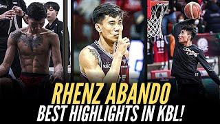 Rhenz Abando HIGHLIGHTS in KBL! Showtime PLAYS! | Korean Basketball League | Anyang KGC