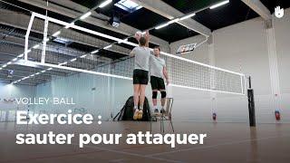 Exercice d'attaque : sauter pour attaquer | Volley-Ball