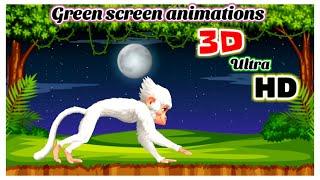 monkey cartoon green screen | monkey animation gren screen | chimpanzee green screen  @gogomelon5