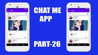 Chat Me App - 26 - Firebase Live Searching using SearchView Android Studio  - Social Networking App