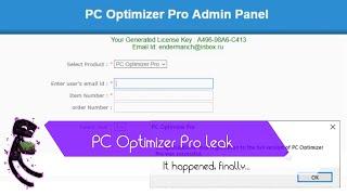 PC Optimizer Pro database leak [09.02.2019]