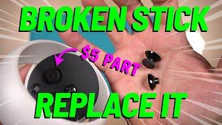 Fix Meta Quest Broken Thumbstick - Replace Meta Quest Thumbstick Cap