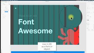 Using Fontawesome in Adobe XD