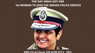 "The Journey of India's first woman IPS officer- Dr. Kiran Bedi"