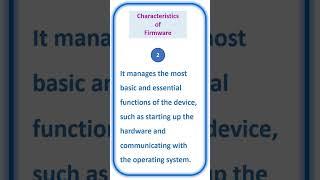 Firmware | What is a Firmware | Sarita's Teachdesk