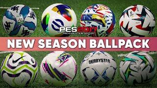 PES 2017 New Season Ball Pack 2024/2025 | V3 Update | COMPATIBLE FOR ALL PATCHES