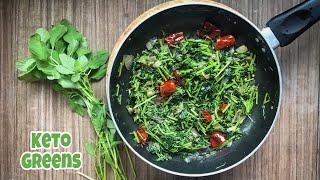 KETO Greens | Sirukeerai | சிறுகீரை | Vegan Recipes | Viathur Kitchen