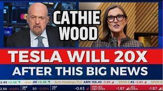 Cathie Wood Said Tesla Will 20X | TSLA Stock News