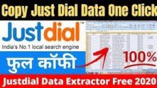 Justdial data extractor. how to copy data from justdial | one click to copy data |