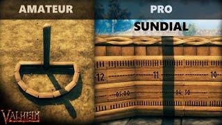 Three Levels of Sundial  Valheim Time Keeping