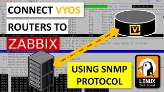 Connect VYOS routers to Zabbix using SNMP protocol