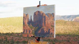 How to Paint Texture & Color en Plein Air - Large Multi Day Oil Painting