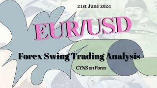 EURUSD Analysis Today | Forex Swing Trading Analysis for 21st June 2024 by CYNS on Forex