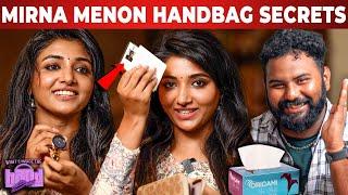 Jailer Rajini மருமகள் Handbag-ல Tissue Paper இருக்கா Really! Mirna Handbag Secrets |  Vj Ashiq