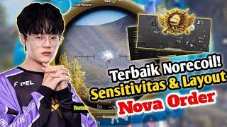 Sensitivitas Terbaik PUBG Mobile | Sensitivitas NV Order Terbaru 2024 + Kode Layout PUBG