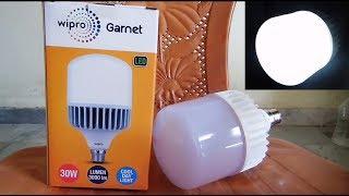 Review - Wipro 30 W Standard B22 LED Bulb - ComeTube Special