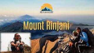 Beauty Of Mount Rinjani Summit Lomboknesia- 1 Minute Drone Video #rinjanitrekking #hiking #rinjani