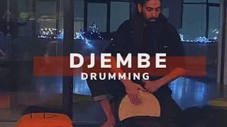 Djembe drumming African drums music