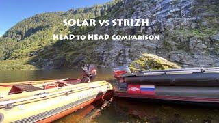 Solar vs Strizh - Inflatable Jet Boat Comparison