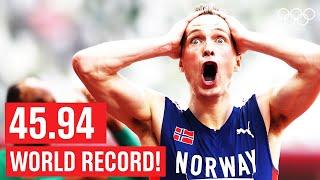 Warholm smashes WORLD RECORD! | Full Men's 400m Hurdles Final | Tokyo Replays