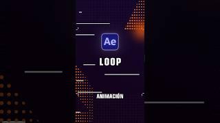 Cómo Crear un LOOP Infinito en After Effects! #aftereffects