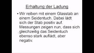 Erhaltung der Ladung