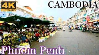 [4K] Cambodia - Drive Visit Phnom Penh City 2021/ PHONE PENH Tour