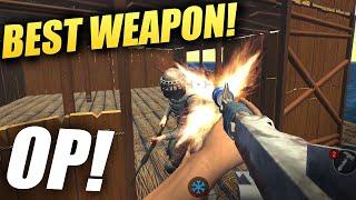 BEST WEAPON in GAME! (Assault Zip Gun) | Raft Mobile / Ocean Nomad