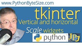 Vertical and horizontal tkinter Scale widgets