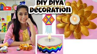 Mini Vlog 54 - DIY Diya Decoration!!!🪔 | Riya's Amazing World