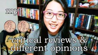 MY TWO CENTS: CRITICAL REVIEWS AND DIFFERENT OPINIONS