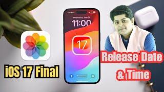 iOS 17 Final Release Date & Time in INDIA || iOS 17 Released For All Users!