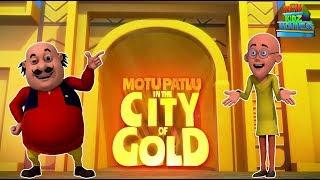 Motu Patlu In Gold City - Full Movie | Animated Movies |  Wow Kidz Movies