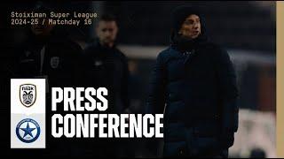 Press Conference: PAOK FC Vs Atromitos – Live PAOK TV