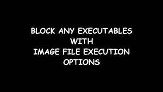 Block any executables on Windows!!