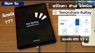 ลืมรหัสไอแพด? วิธีปลดล็อคไอแพดด้วย Tenorshare 4uKey อย่างรวดเร็ว รองรับ iOS17