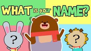 What Is Your Name?  | Greetings Song | Wormhole Learning - Songs For Kids