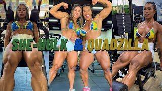 BRAZILIAN MUSCLE MOMMIES TRAIN QUADZ...