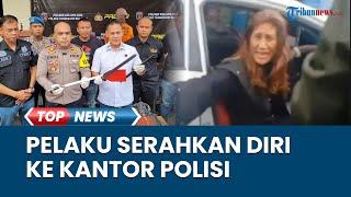 Sosok Wanita Penusuk Pemilik Toko Pakaian di Tangerang Akhirnya Serahkan Diri ke Kantor Polisi