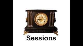 1900s Sessions Mantle Clock Restore #18