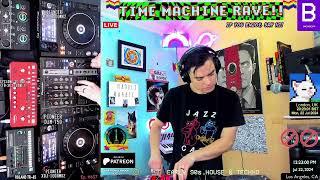 TIME MACHINE RAVE Ep. 657 - Full Moon BREAKS - 90s House & Techno - LIVE