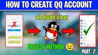 HOW TO CREATE QQ ACCOUNT IN INDIA | QQ ACCOUNT LOGIN & SIGN UP PROBLEM SOLVE| HOW TO MAKE QQ ACCOUNT