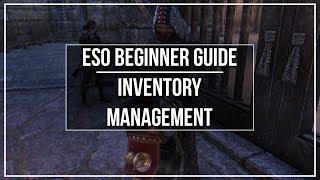 ESO Beginner Guide - Inventory Management