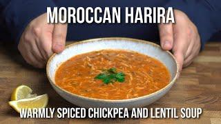 How to make Moroccan Harira - A warmly spiced and filling Chickpea and Lentil soup