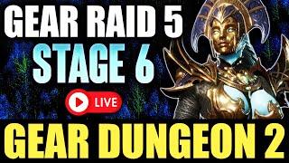 GEAR RAID 5 STAGE 6! Live & Totally Blind - HARDEST STAGE IN THE GAME ⁂ Watcher of Realms