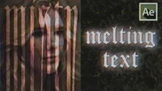 3 melt text effects (transform , cc scale , liquify) | after effects tutorial