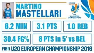 Martino Mastellari - Highlights - 2016 FIBA U20 European Championship