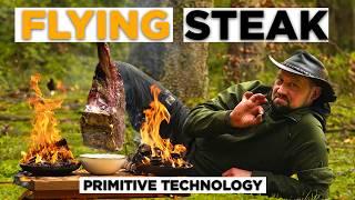 I made the juiciest Tomahawk steak you have ever seen! ASMR Outdoor Cooking