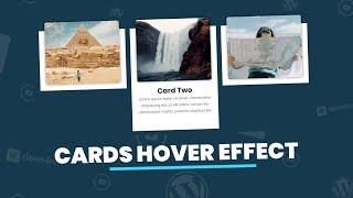 Elementor Card Slide-Down Animation On Hover | WordPress Elementor Pro Tutorial | Elementor Tricks